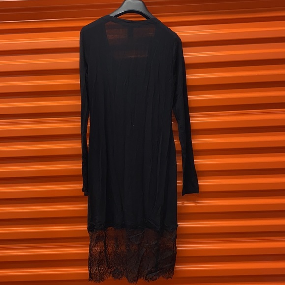 BCBGMAXAZRIA “LIVI” BLACK DRESS WITH LACE - Picture 7 of 9